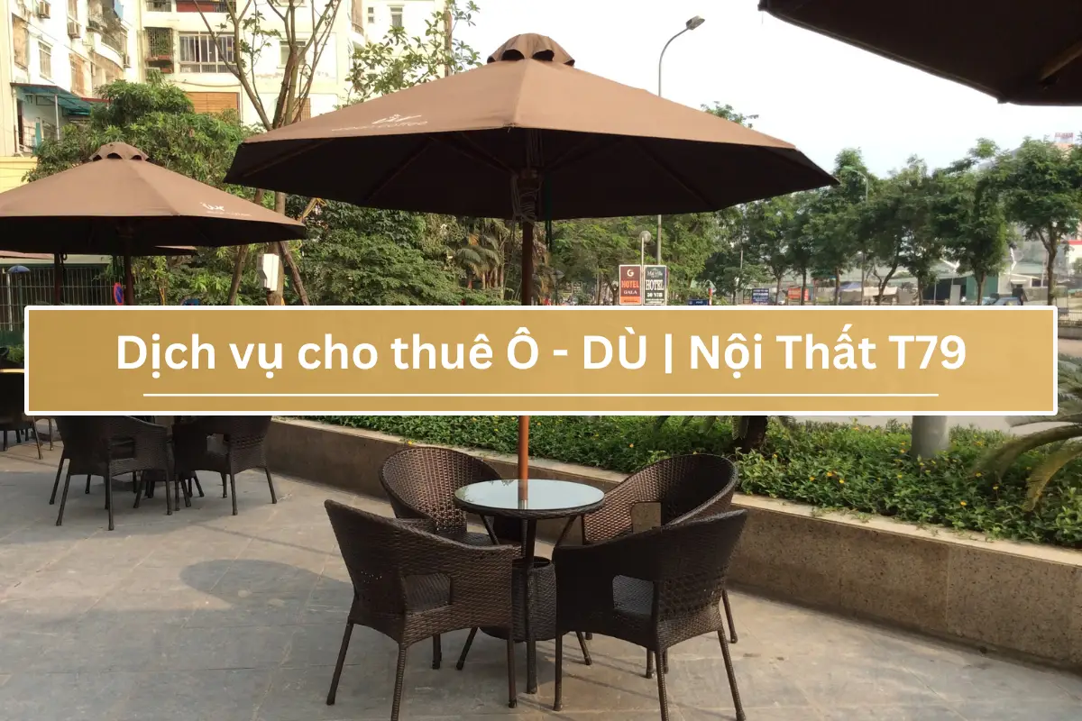 Cho thuê ô dù